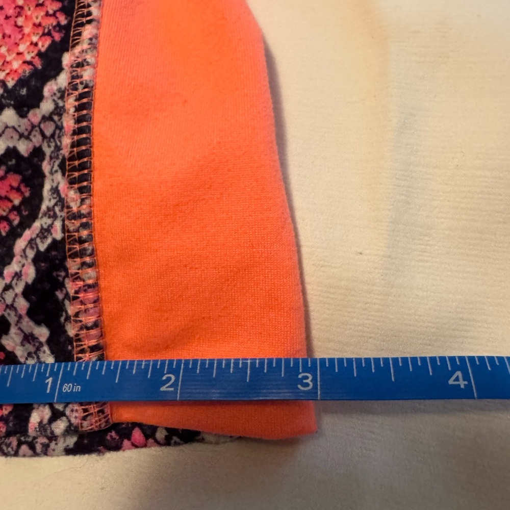 Athletic Works Girls Neon Pink Snake Print Leggings Size 7-8 - Picture 8 of 10